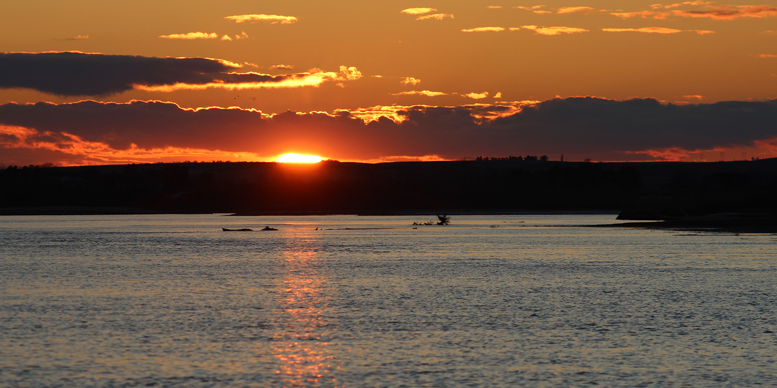 Sunset Missouri River